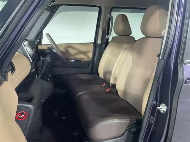 日産 ルークス ハイウェイスター Gターボ 神奈川県 2022(令4)年 2.8万km アメジストパープル ターボ/快適パックA/プレミアムグラデーションインテリア/純正9型SDナビゲーション【MM321D-L】/フルセグ　CD DVD　AM FM CD DVD　Bluetooth　iphone ipod /インテリジェントアラウンドビューモニター/先進安全装備/インテリジェントエマージェンシーブレーキ/踏み間違い防止アシスト/インテリジェントLI【車線逸脱防止支援システム】/車線逸脱警報/インテリジェントECW【前方衝突予測警報】/インテリジェントDA【ふらつき警報】/標識認識機能/ハンズフリー両側電動スライドドア【ロールサンシェード】/ブラウン革巻きステアリング/プラズマクラスター付きリアツーリングファン/グラデーションブラウン合皮×トリコットコンビシート/後席パーソナルテーブル/助手席シートバックUSB電源ソケット/SOSコール/純正ナビ連動前方ドライブレコーダー/自動防眩ミラー/プッシュスタート/スマートキー/純正14インチアルミホイール/純正リアスポイラー/LEDヘッドランプ/オートライト/LEDフロントフォグランプ/スペアキー