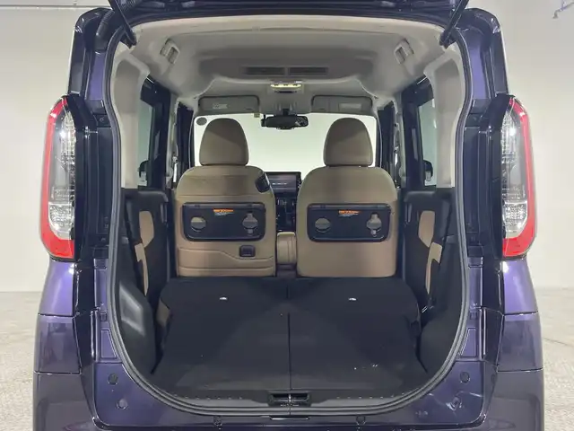 日産 ルークス ハイウェイスター Gターボ 神奈川県 2022(令4)年 2.8万km アメジストパープル ターボ/快適パックA/プレミアムグラデーションインテリア/純正9型SDナビゲーション【MM321D-L】/フルセグ　CD DVD　AM FM CD DVD　Bluetooth　iphone ipod /インテリジェントアラウンドビューモニター/先進安全装備/インテリジェントエマージェンシーブレーキ/踏み間違い防止アシスト/インテリジェントLI【車線逸脱防止支援システム】/車線逸脱警報/インテリジェントECW【前方衝突予測警報】/インテリジェントDA【ふらつき警報】/標識認識機能/ハンズフリー両側電動スライドドア【ロールサンシェード】/ブラウン革巻きステアリング/プラズマクラスター付きリアツーリングファン/グラデーションブラウン合皮×トリコットコンビシート/後席パーソナルテーブル/助手席シートバックUSB電源ソケット/SOSコール/純正ナビ連動前方ドライブレコーダー/自動防眩ミラー/プッシュスタート/スマートキー/純正14インチアルミホイール/純正リアスポイラー/LEDヘッドランプ/オートライト/LEDフロントフォグランプ/スペアキー