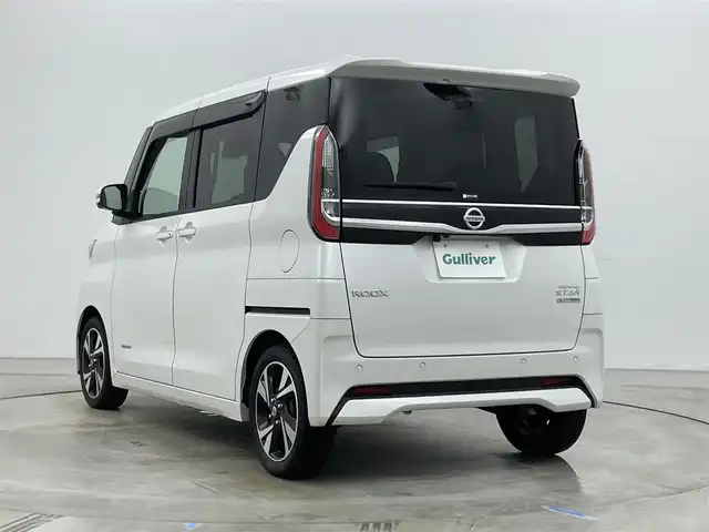 日産 ルークス HWS Gターボ プロパイロットED 岡山県 2023(令5)年 4.5万km ホワイトパール 純正9型ナビ MM222D-Le/地デジフルセグ/HDMI/Bluetooth/アラウンドビューモニター/ハンズフリーパワースライドドア/エマージェンシーブレーキ/プロパイロット /両側パワースライドドア/LEDヘッドライト/オートライト /後席サンシェード/シートバックテーブル/ビルトインETC/純正前後ドラレコ /プッシュスタート /スマートキー/ターボ/純正15インチアルミホイール