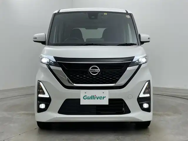 日産 ルークス HWS Gターボ プロパイロットED 岡山県 2023(令5)年 4.5万km ホワイトパール 純正9型ナビ MM222D-Le/地デジフルセグ/HDMI/Bluetooth/アラウンドビューモニター/ハンズフリーパワースライドドア/エマージェンシーブレーキ/プロパイロット /両側パワースライドドア/LEDヘッドライト/オートライト /後席サンシェード/シートバックテーブル/ビルトインETC/純正前後ドラレコ /プッシュスタート /スマートキー/ターボ/純正15インチアルミホイール