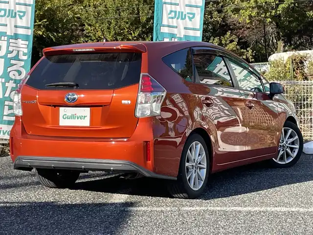 トヨタ プリウス α S ツーリングセレクション 埼玉県 2016(平28)年 6.4万km オレンジM 純正ナビTV/ナビSD読み込みせず。/純正Aw/バックカメラ/前後ドラレコ/ビルトインETC/プッシュスタート/LEDヘッドライト/オートライト/取扱説明書/保証書付整備手帳