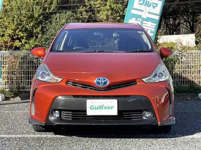 トヨタ プリウス α S ツーリングセレクション 埼玉県 2016(平28)年 6.4万km オレンジM 純正ナビTV/ナビSD読み込みせず。/純正Aw/バックカメラ/前後ドラレコ/ビルトインETC/プッシュスタート/LEDヘッドライト/オートライト/取扱説明書/保証書付整備手帳