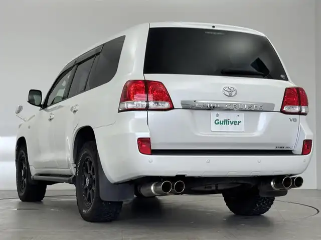 トヨタ ランドクルーザー AX 新潟県 2008(平20)年 8.6万km ホワイトパールクリスタルシャイン ４WD　/ディーラーOPナビ　/V8エンジン　/プッシュスタート　/クルーズコントロール　/ウッドコンビハンドル　/ハーフレザーシート　/フォグランプ　/ETC　/純正アルミホイール積み込み　/社外アルミホイール　/スペアキー