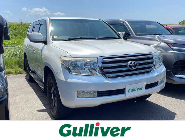 トヨタ ランドクルーザー AX 新潟県 2008(平20)年 8.6万km ホワイトパールクリスタルシャイン ４WD　/ディーラーOPナビ　/V8エンジン　/プッシュスタート　/クルーズコントロール　/ウッドコンビハンドル　/ハーフレザーシート　/フォグランプ　/ETC　/純正アルミホイール積み込み　/社外アルミホイール　/スペアキー