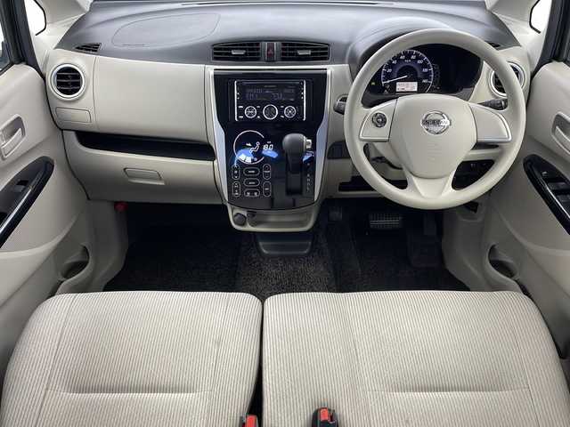 日産 デイズ X 栃木県 2019(平31)年 5.6万km ブラック 社外オーディオ/（CD/AM/FM/USB）/アラウンドビューモニター/コーナーセンサー/ドライブレコーダー/シートヒーター（D席）/プリクラッシュブレーキ/電格ウィンカーミラー/アイドリングストップ/電格ウィンカーミラー/純正フロアマット/純正ドアバイザー/社外14インチアルミホイール/プッシュスタート/スペアキー×１/取扱説明書