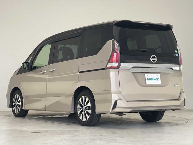 日産 セレナ ハイウェイスター 愛知県 2016(平28)年 6.6万km カシミヤグレージュ 2トーン プロパイロット/純正9インチSDナビ（地図SDカード無し）/フリップダウンモニター/全方位カメラ/両側パワースライドドア/クルーズコントロール/イージーオープン機能/コーナーセンサー/純正アルミホイール/LEDヘッドライト/インテリジェントミラー/リアオートエアコン/ETC/衝突被害軽減ブレーキ/フルセグTV/CD DVD/Bluetooth/ステアリングスイッチ/スマートキー/プッシュスタート