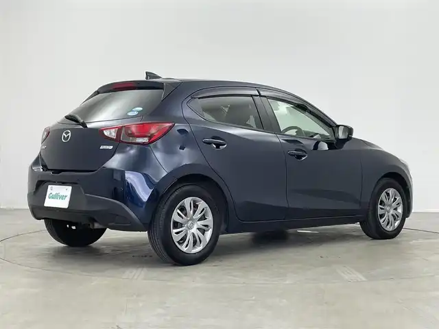 マツダ デミオ 13S 埼玉県 2018(平30)年 6.3万km ディープクリスタルブルーマイカ 純正ナビ　３６０度ビューモニター　ＢＳＭ　ＥＴＣ　前後ドライブレコーダー　スマートシティブレーキサポート　ミラー一体型ドラレコ　シートヒーター　オートライト　ＬＥＤヘッドライト　地デジフルセグ