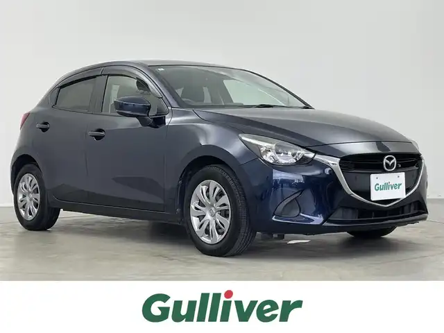 マツダ デミオ 13S 埼玉県 2018(平30)年 6.3万km ディープクリスタルブルーマイカ 純正ナビ　３６０度ビューモニター　ＢＳＭ　ＥＴＣ　前後ドライブレコーダー　スマートシティブレーキサポート　ミラー一体型ドラレコ　シートヒーター　オートライト　ＬＥＤヘッドライト　地デジフルセグ