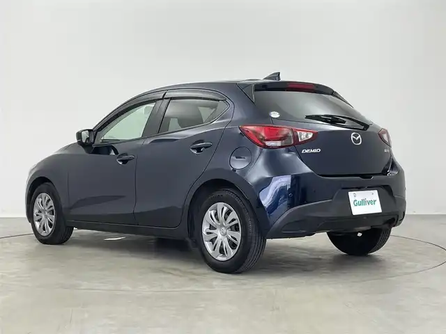 マツダ デミオ 13S 埼玉県 2018(平30)年 6.3万km ディープクリスタルブルーマイカ 純正ナビ　３６０度ビューモニター　ＢＳＭ　ＥＴＣ　前後ドライブレコーダー　スマートシティブレーキサポート　ミラー一体型ドラレコ　シートヒーター　オートライト　ＬＥＤヘッドライト　地デジフルセグ
