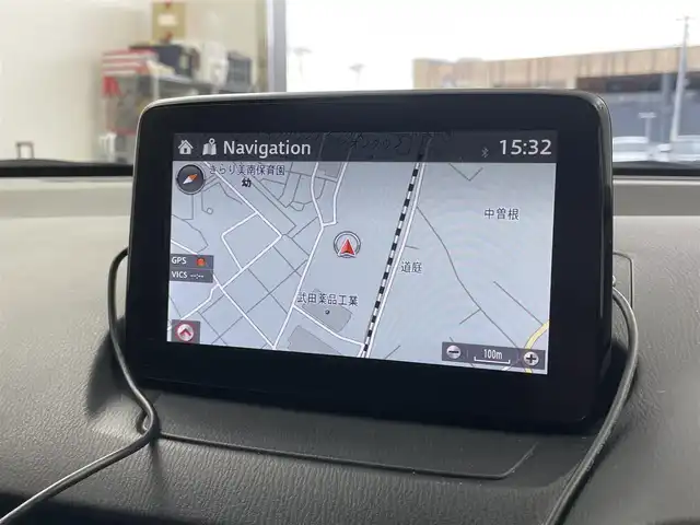 マツダ デミオ 13S 埼玉県 2018(平30)年 6.3万km ディープクリスタルブルーマイカ 純正ナビ　３６０度ビューモニター　ＢＳＭ　ＥＴＣ　前後ドライブレコーダー　スマートシティブレーキサポート　ミラー一体型ドラレコ　シートヒーター　オートライト　ＬＥＤヘッドライト　地デジフルセグ