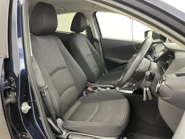 マツダ デミオ 13S 埼玉県 2018(平30)年 6.3万km ディープクリスタルブルーマイカ 純正ナビ　３６０度ビューモニター　ＢＳＭ　ＥＴＣ　前後ドライブレコーダー　スマートシティブレーキサポート　ミラー一体型ドラレコ　シートヒーター　オートライト　ＬＥＤヘッドライト　地デジフルセグ