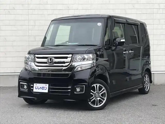 ホンダ Ｎ ＢＯＸ カスタム SSパッケージ 栃木県 2016(平28)年 8.9万km クリスタルブラックパール 株)IDOMが運営する【じしゃロン小山店】の自社ローン専用車両になります。こちらは現金またはオートローンご利用時の価格です。自社ローンご希望の方は別途その旨お申付け下さい//禁煙車/社外フルセグナビ/（CD/DVD/AM/FMラジオ）/(Bluetooth)/スマートキー/プッシュスタート/バックカメラ/ＥＴＣ/片側パワースライドドア/チップアップシート/シートヒーター/アイドリングストップ/電動格納ドアミラー/パワーウインドウ/オートライト