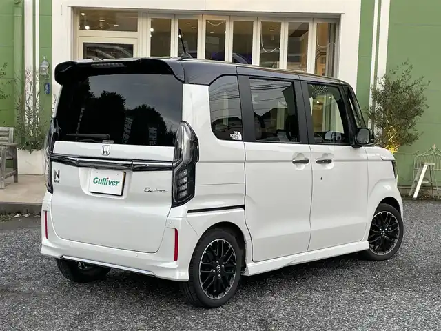 ホンダ Ｎ ＢＯＸ カスタム L ターボ コーディネートスタイル 埼玉県 2021(令3)年 3.3万km パールⅡ ワンオーナー車/社外９インチナビTV/バックカメラ/前後ドラレコ/ビルトインETC/レザーシート/前席シートヒーター/両側パワースライドドア/LEDヘッドライト/レーダークルーズコントロール/ホンダセンシング/純正15インチAW/プッシュスタート/スマートキーｘ２/保証書付整備手帳/取扱説明書