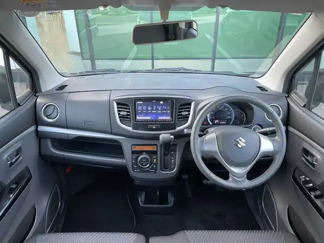 スズキ ワゴンＲ スティングレー X 香川県 2013(平25)年 9.5万km ブルーイッシュブラックパール3 エクリプス7型ナビ/・CD/DVD/・フルセグTV/・iPod接続/純正14インチアルミ/アイドリングストップ/HIDオートヘッドライト/フォグランプ/スマートキー/プッシュスタート