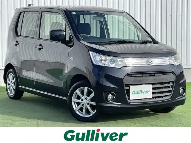 スズキ ワゴンＲ スティングレー X 香川県 2013(平25)年 9.5万km ブルーイッシュブラックパール3 エクリプス7型ナビ/・CD/DVD/・フルセグTV/・iPod接続/純正14インチアルミ/アイドリングストップ/HIDオートヘッドライト/フォグランプ/スマートキー/プッシュスタート