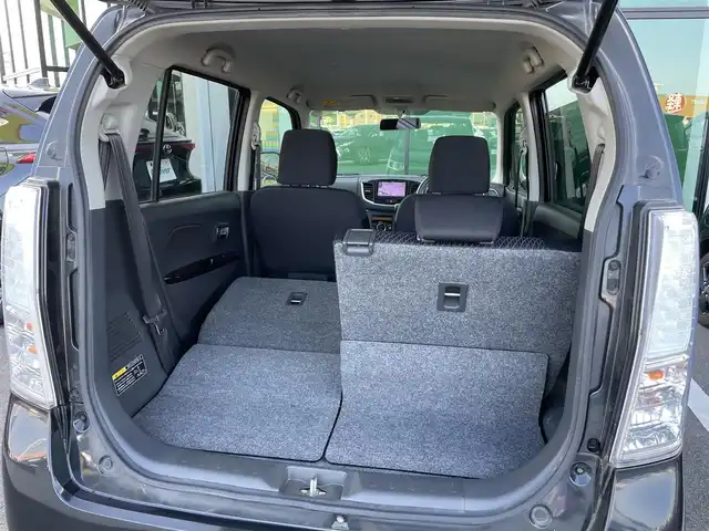 スズキ ワゴンＲ スティングレー X 香川県 2013(平25)年 9.5万km ブルーイッシュブラックパール3 エクリプス7型ナビ/・CD/DVD/・フルセグTV/・iPod接続/純正14インチアルミ/アイドリングストップ/HIDオートヘッドライト/フォグランプ/スマートキー/プッシュスタート