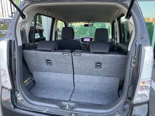 スズキ ワゴンＲ スティングレー X 香川県 2013(平25)年 9.5万km ブルーイッシュブラックパール3 エクリプス7型ナビ/・CD/DVD/・フルセグTV/・iPod接続/純正14インチアルミ/アイドリングストップ/HIDオートヘッドライト/フォグランプ/スマートキー/プッシュスタート