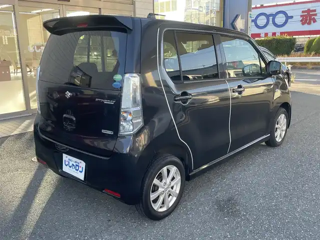 スズキ ワゴンＲ スティングレー X 愛知県 2013(平25)年 9.5万km ブルーイッシュブラックパール3 (株)IDOMが運営する【じしゃロン豊川店】の自社ローン対象車両になります。こちらは現金ご利用時の価格です。自社ローンご希望の方は別途その旨お申付け下さい。/ 社外メモリナビ/　〇 CD再生機能/　〇 フルセグTV/ ETC/ 革巻ステアリング/ フロアマット