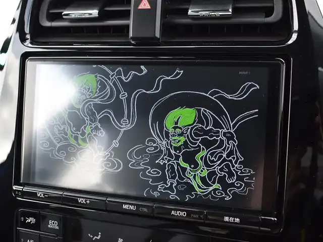 トヨタ プリウス A プレミアム　ツーリングセレ 福岡県 2018(平30)年 8万km ダークブルーマイカM トヨタセーフティセンス/純正9インチメモリナビ/フルセグ/CD/DVD/BT/HDMI/バックカメラ/純正LEDヘッドライト/純正17インチアルミホイール/純正ドライブレコーダー/合皮レザーシート/レーダークルーズコントロール/ブラインドスポットモニター/クリアランスソナー/ヘッドライトアップディスプレイ/前席シートヒーター/D席パワーシート/ステアリングリモコン/ビルトインETC