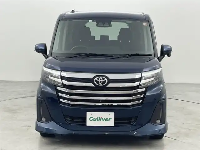 トヨタ ルーミー カスタムG－T 福岡県 2020(令2)年 6.5万km レーザーブルークリスタルシャイン 純正ナビ（ＢＴ，フルセグＴＶ）　/全方位カメラ　/ビルトインＥＴＣ　/ＡＣＣ　/コーナーセンサー　/衝突軽減ブレーキ　/横滑り防止装置　/アイドリングストップ　/両側電動スライドドア　/全席シートヒーター　/ＬＥＤライト