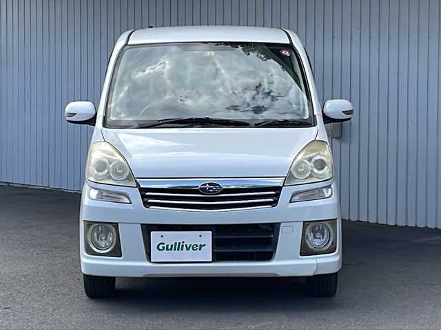 スバル ステラ カスタム R 長野県 2006(平18)年 8.7万km パール ４WD/純正CD/キーレス/保証書/取説