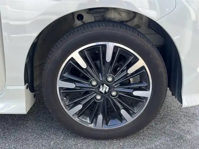 スズキ スペーシア カスタム HYBRID XS ターボ 奈良県 2018(平30)年 6.4万km ピュアホワイトP 両側パワースライドドア/Panasonicフローティングナビ(フルセグTV/CD/DVD/AM・FM/BT)/バックカメラ/ETC/パドルシフト/スズキセーフティサポート/クルーズコントロール/運転席シートヒーター/ハーフレザーシート/本革巻きステアリング/LEDヘッドライト/純正15インチアルミホイール/純正フロアマット/後席サンシェード