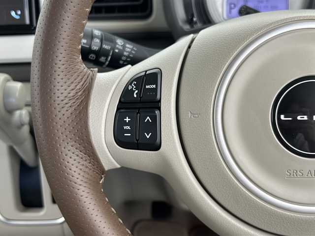 スズキ ラパン L 宮城県 2021(令3)年 7.1万km フォーンベージュM スズキセーフティーサポート/・衝突被害軽減ブレーキ/・車線逸脱警報機能/・横滑り防止装置/コーナーセンサー(R)/社外7インチDA/・BT/CD/DVD/D席シートヒーター/ドライブレコーダー(F)/ビルトインETC/LEDヘッドライト/ステアリングスイッチ/革巻きステアリング/プッシュスタート/スマートキー×2/アイドリングストップ/純正フロアマット/社外14インチAW/純正ドアバイザー/ヘッドライトレベライザー