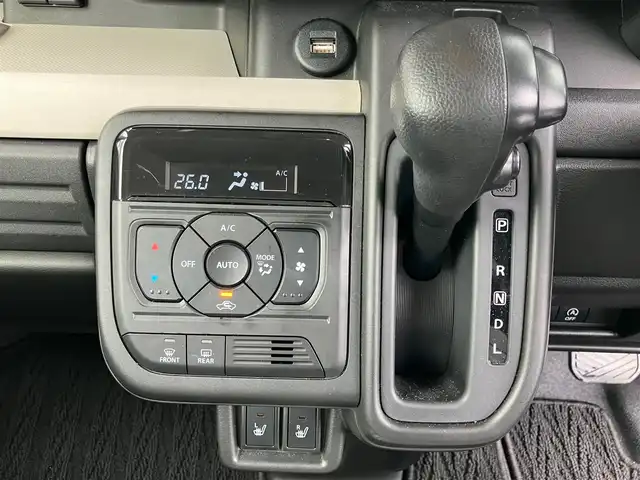 スズキ スペーシア HYBRID X 山口県 2024(令6)年 0.8万km モスグレーメタリック 全方位モニター付き/メモリーナビゲーション/デュアルセンサーブレーキサポートII/フロアマット/フロントシートヒーター/オートライト/スマートキー/エンジンプッシュスタート/両側パワースライド/ETC