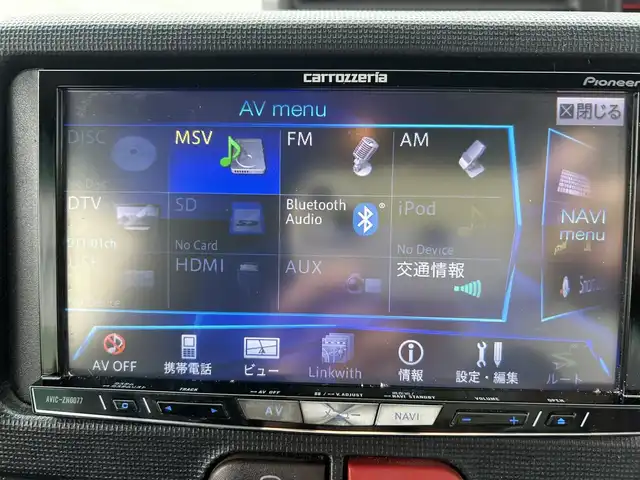 トヨタ ポルテ F 福岡県 2015(平27)年 8.2万km ホワイトパールクリスタルシャイン 横滑り防止/前後ドラレコ/SDナビ(BT、フルセグTV、CD/DVD)/社外ETC/片側電動スライドドア/スマートキー/ウォークスルー