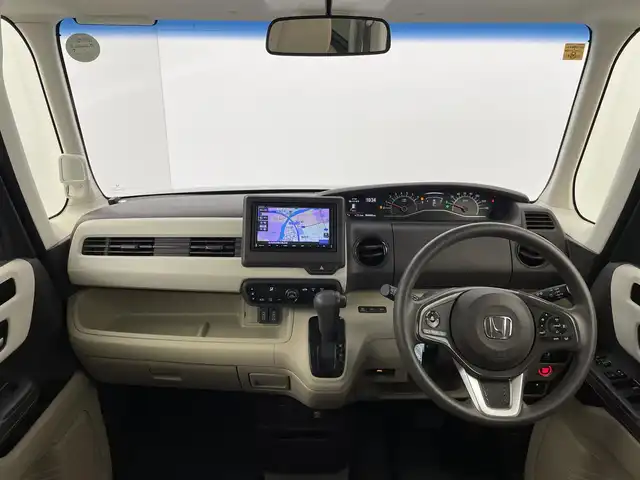 ホンダ Ｎ ＢＯＸ G L ホンダセンシング 群馬県 2019(令1)年 4.5万km ルナシルバーM 社外７インチナビ　バックカメラ　片側パワースライドドア　アダプティブクルーズコントロール　ＬＥＤ　ベンチシート　ステアリングリモコン　横滑り防止装置　アイドリングストップ　スマートキー　禁煙車