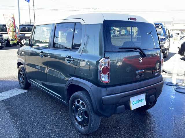 スズキ ハスラー F リミテッド 新潟県 2017(平29)年 9.9万km クールカーキパールメタリック/ホワイト2トーンルーフ 4WD/純正メモリナビ(CN-RZ72)/(AM/FM/CD/DVD/Bluetooth)/フルセグTV/衝突被害軽減ブレーキ/横滑り防止装置/ヒルディセントコントロール/グリップコントロール/レーンキープアシスト/アイドリングストップ/D/N席シートヒーター/ステアリングスイッチ/プッシュスタート/スマートキー/HIDヘッドライト/オートライト/フォグランプ/電動格納ミラー