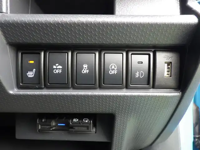 スズキ ハスラー X ターボ 千葉県 2014(平26)年 8万km サマーブルーM スズキセーフティサポート/アイドリングストップ/社外メモリーナビ/地デジTV/【DVD/CD再生機能　Bluetooth接続】/バックカメラ/ドライブレコーダー/革巻きステアリング/ETC/HIDヘッドライト/フォグライト/ウインカーミラー/携帯リモコン