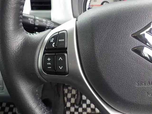 スズキ ハスラー X ターボ 千葉県 2014(平26)年 8万km サマーブルーM スズキセーフティサポート/アイドリングストップ/社外メモリーナビ/地デジTV/【DVD/CD再生機能　Bluetooth接続】/バックカメラ/ドライブレコーダー/革巻きステアリング/ETC/HIDヘッドライト/フォグライト/ウインカーミラー/携帯リモコン