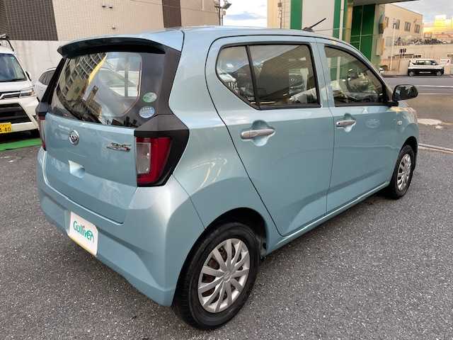 ダイハツ ミラ イース L 埼玉県 2017(平29)年 3.1万km スカイブルーメタリック 登録時30539km/社外ナビ/　・CD/ワンセグTV/アイドリングストップ/前後ドライブレコーダー/リアスポイラー/TRC/CVT/横滑り防止/フロアマット/取扱説明書