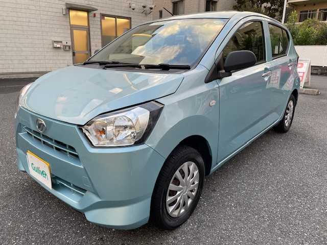 ダイハツ ミラ イース L 埼玉県 2017(平29)年 3.1万km スカイブルーメタリック 登録時30539km/社外ナビ/　・CD/ワンセグTV/アイドリングストップ/前後ドライブレコーダー/リアスポイラー/TRC/CVT/横滑り防止/フロアマット/取扱説明書
