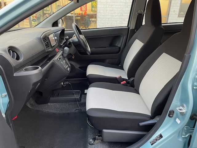 ダイハツ ミラ イース L 埼玉県 2017(平29)年 3.1万km スカイブルーメタリック 登録時30539km/社外ナビ/　・CD/ワンセグTV/アイドリングストップ/前後ドライブレコーダー/リアスポイラー/TRC/CVT/横滑り防止/フロアマット/取扱説明書