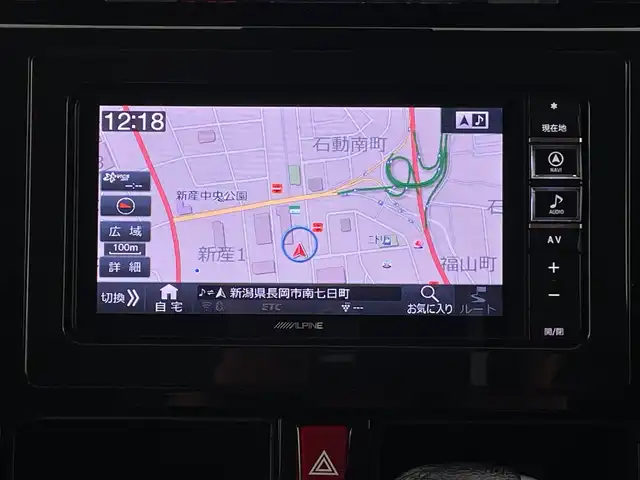 トヨタ タンク カスタムG S 新潟県 2018(平30)年 3.4万km レーザーブルークリスタルシャイン アルパインナビ/　　フルセグ/CD/DVD/BT/バックカメラ/クルーズコントロール/オートライト/シートヒーター/純正14インチアルミホイール/スマートキー