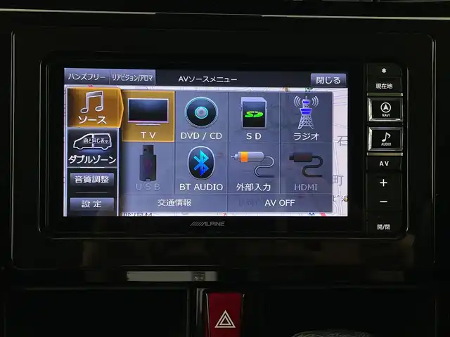 トヨタ タンク カスタムG S 新潟県 2018(平30)年 3.4万km レーザーブルークリスタルシャイン アルパインナビ/　　フルセグ/CD/DVD/BT/バックカメラ/クルーズコントロール/オートライト/シートヒーター/純正14インチアルミホイール/スマートキー