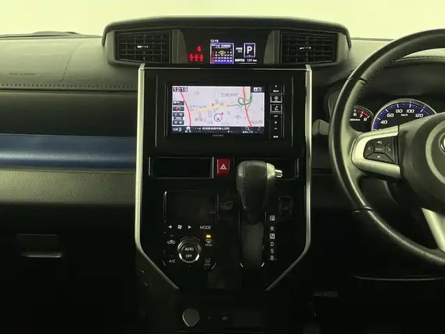 トヨタ タンク カスタムG S 新潟県 2018(平30)年 3.4万km レーザーブルークリスタルシャイン アルパインナビ/　　フルセグ/CD/DVD/BT/バックカメラ/クルーズコントロール/オートライト/シートヒーター/純正14インチアルミホイール/スマートキー