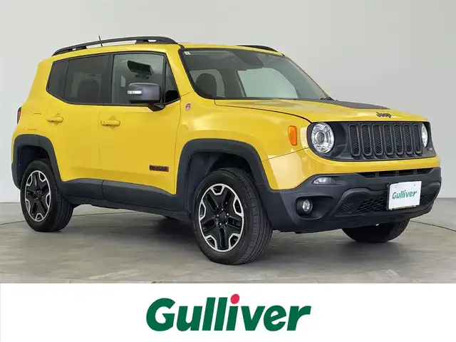 クライスラー・ジープ ジープ レネゲード トレイルホーク 大分県 2017(平29)年 3.1万km 黄 純正ディスプレイオーディオ/バックカメラ/スマートキー/スペアキー×１/オートクルーズコントロール/ＥＴＣ/前後ドライブレコーダー/オートライト/ＬＥＤヘッドライト/ステアリングスイッチ