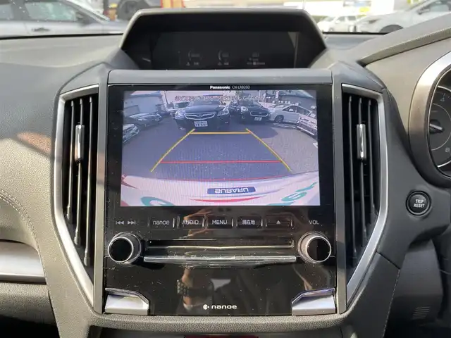 スバル インプレッサ スポーツ 2．0i－L アイサイト 福岡県 2017(平29)年 10.8万km ピュアレッド ワンオーナー/社外ナビ/（Panasonic:CN-LR820D）/Bluetooth対応/フルセグTV/CD/DVD/FM/AM/バックカメラ/レーダークルーズコントロール/パドルシフト/ドアバイザー/プッシュスタート/純正フロアマット/純正アルミホイール/保証書/取扱説明書/スペアキー/スマートキー