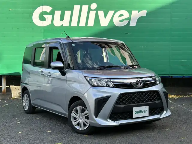 トヨタ ルーミー G 東京都 2024(令6)年 0.2万km ブライトシルバーM ワンオーナー/純正ナビ(NMZK-W73D)/・フルセグTV/Bluetoothオーディオ/DVD/バックカメラ/前後ドライブレコーダー（TZ-DR210)/前後コーナーセンサー/レーンキープアシスト/衝突軽減システム/ステアリングスイッチ/両側パワースライドドア/LEDヘッドライト/オートライト/オートハイビーム/ETC2.0/スマートキー/スペアキー×1/保証書/整備記録簿/取扱説明書