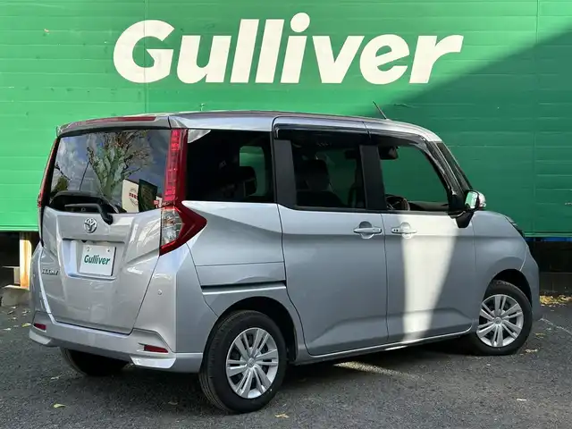 トヨタ ルーミー G 東京都 2024(令6)年 0.2万km ブライトシルバーM ワンオーナー/純正ナビ(NMZK-W73D)/・フルセグTV/Bluetoothオーディオ/DVD/バックカメラ/前後ドライブレコーダー（TZ-DR210)/前後コーナーセンサー/レーンキープアシスト/衝突軽減システム/ステアリングスイッチ/両側パワースライドドア/LEDヘッドライト/オートライト/オートハイビーム/ETC2.0/スマートキー/スペアキー×1/保証書/整備記録簿/取扱説明書