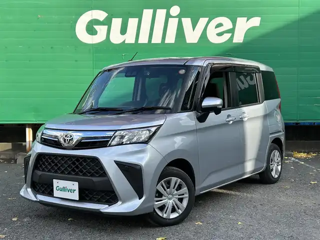 トヨタ ルーミー G 東京都 2024(令6)年 0.2万km ブライトシルバーM ワンオーナー/純正ナビ(NMZK-W73D)/・フルセグTV/Bluetoothオーディオ/DVD/バックカメラ/前後ドライブレコーダー（TZ-DR210)/前後コーナーセンサー/レーンキープアシスト/衝突軽減システム/ステアリングスイッチ/両側パワースライドドア/LEDヘッドライト/オートライト/オートハイビーム/ETC2.0/スマートキー/スペアキー×1/保証書/整備記録簿/取扱説明書