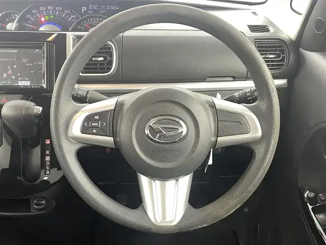 ダイハツ タント カスタム X 福島県 2015(平27)年 5.8万km パールホワイトⅢ SDナビ /【AM/FM/DVD/CD/Bluetooth/フルセグ】/型番:NX515/片側パワスラ /ステアリングスイッチ　/プッシュスタート　/・スマートキー　/ミラクルオープンドア　/オートライト　/・LEDライト　/純正14INアルミホイール　/オートミラー　/アイドリングストップ　/ETC/寒冷地仕様/