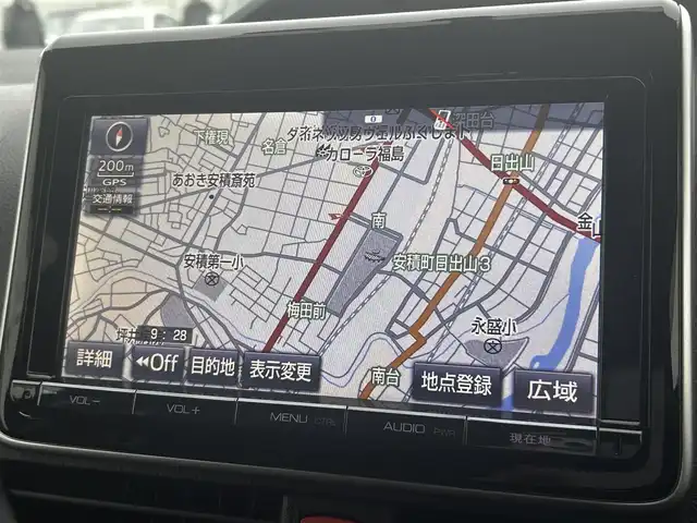 トヨタ エスクァイア Gi 福島県 2015(平27)年 6.9万km ボルドーマイカメタリック 純正ナビ（NSZT-Y64T）/（AM/FM/BT/CD/DVD/TV）/バックカメラ/クルーズコントロール/前席シートヒーター/両側パワースライドドア/ETC/ドライブレコーダー前後/LEDオートヘッドライト/純正15インチアルミ/スマートキー/プッシュスタート