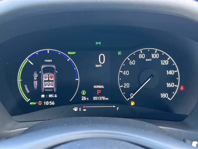 ホンダ ヴェゼル ハイブリッド e:HEV Z 秋田県 2021(令3)年 5.2万km プレミアムクリスタルレッドM ワンオーナー/４WD/純正9インチメモリナビ/フルセグTV/バックカメラ/ETC2.0/ドライブレコーダー/追従機能付クルーズコントロール/ホンダセンシング/ブラインドスポットインフォメーション/パドルシフト/ブラックハーフレザーシート/前席シートヒーター/純正フロアマット/OPグリル/純正エアロ（F/S/R）/純正18インチアルミ