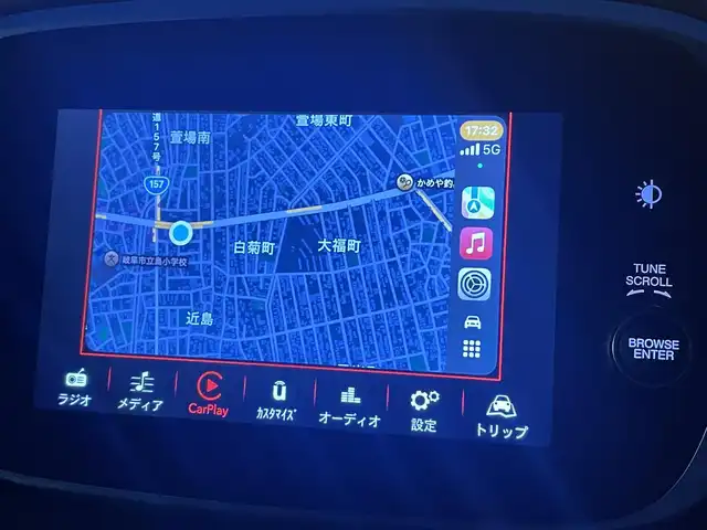 フィアット ５００Ｘ クロスプラス 岐阜県 2018(平30)年 5万km 黒 レーダクルーズ/本革シート　/運転席・助手席シートヒーター/ブラインドスポットモニター/アイドリングストップ/Ａｐｐｌｅ Ｃａｒ Ｐｌａｙ/バックカメラ　/コーナーセンサー