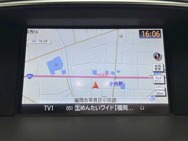 日産 シーマ ハイブリッド VIP G 福岡県 2014(平26)年 17.2万km ガーネットブラック 純正メーカーナビ/（AM/FM/CD/DVD/AUX/ワンセグTV）/横滑り防止/クルーズコントロール追従あり/後部座席用モニター×2/パワーシート（運転席/助手席）/BOSEスピーカー/サンルーフ/シートメモリー/シートクーラー（全席）/シートヒーター（全席）/ETC/プッシュスタート/ドライブレコーダー前/純正フロアマット/純正アルミホイール/オッドマン（助手席）/オートライト/フォグランプ/電格ミラー/取扱説明書/スペアキー×１