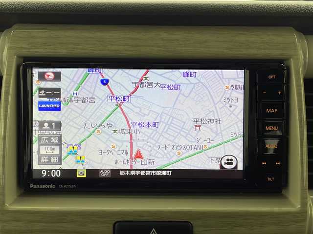スズキ ハスラー ワンダラー 栃木県 2019(令1)年 4.5万km シフォンアイボリーメタリック/ウッディブラウン2トーンルーフ 純正ナビ（Panasonic　CN-RZ753W)/（BT/CD/DVD/フルセグ/AM/FM)/全方位カメラ/バック/サイド/フロントカメラ/衝突軽減システム/車線逸脱抑制機能/横滑り防止/アイドリングストップ/ビルトインETC/ドライブレコーダー/ハーフレザーシート/前席シートヒーター/電動格納ミラー/ドアバイザー/純正フロアマット/ISOFIX/プッシュスタート/スマートキー